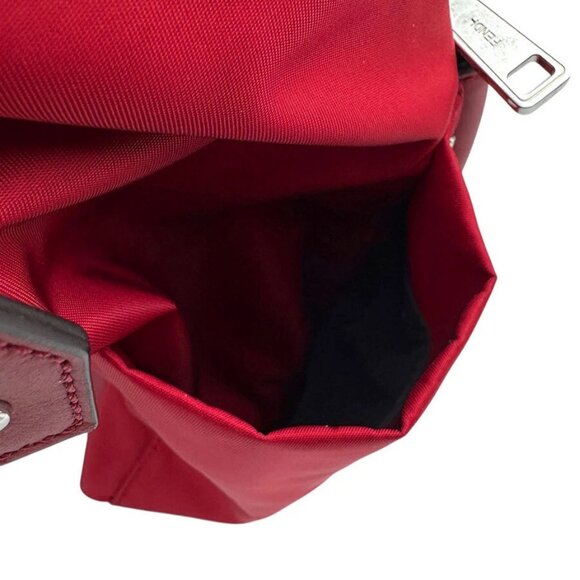 FENDI Backpack Red/Yellow/Blue Nylon/Leather - Picture 6 of 14